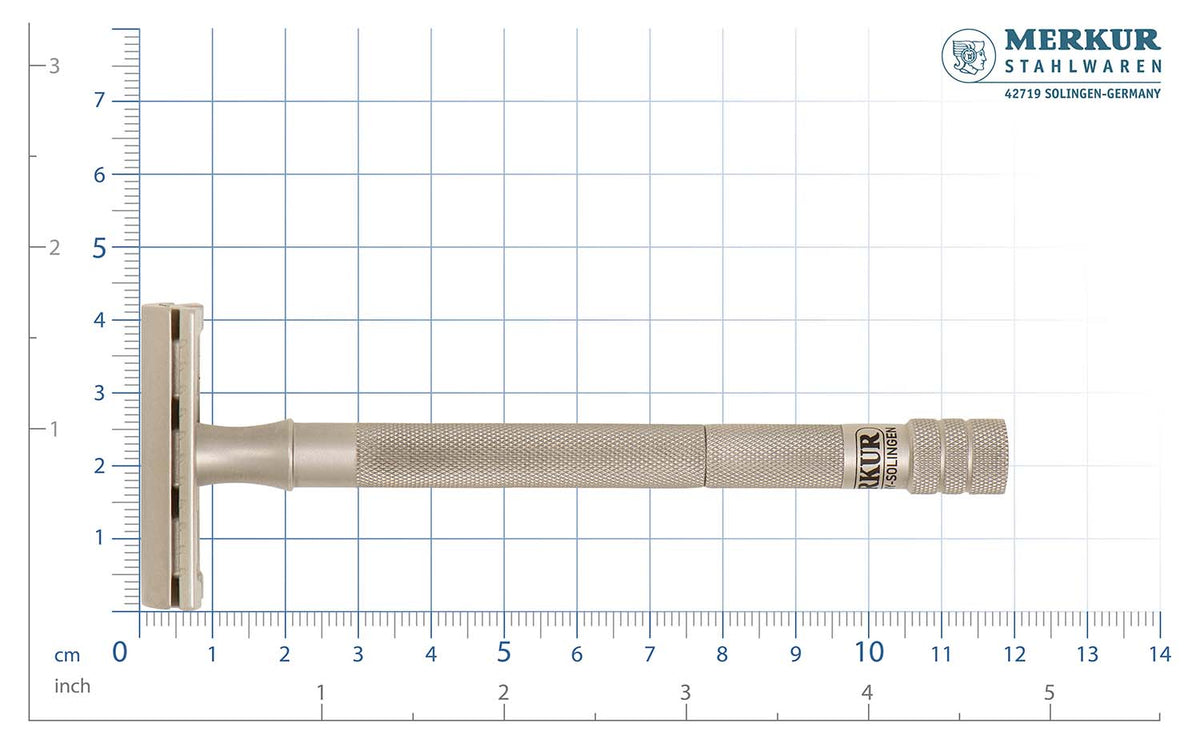 MERKUR Safety Razor 24 INOX Ladies In Satin Stainless Steel by Merkur - Double Edge Safety Razors (View 2)