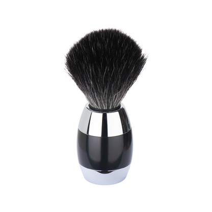 MERKUR Shaving Brush  1201 with Vegan Synthetic Hair in Bright Chrome by Merkur - Shaving Brush (View 2)