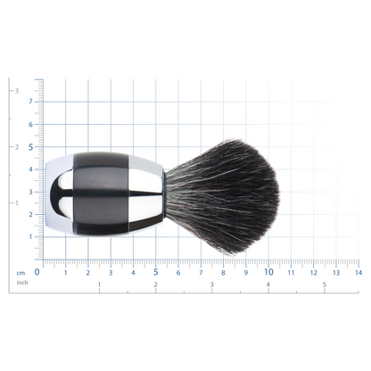 MERKUR Shaving Brush  1201 with Vegan Synthetic Hair in Bright Chrome by Merkur - Shaving Brush (View 3)