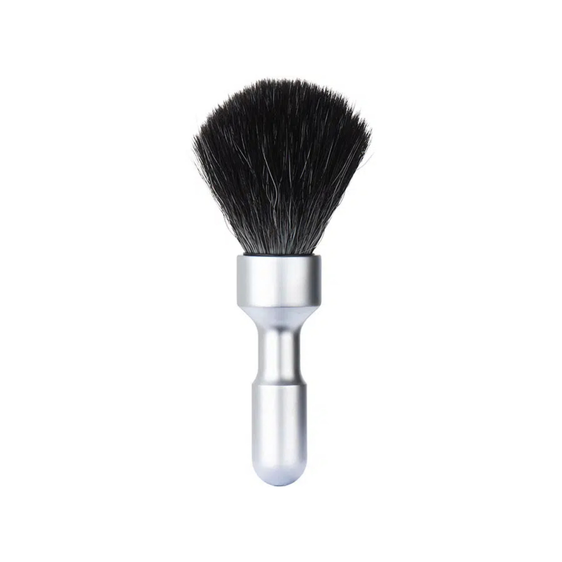 MERKUR Shaving Brush 1700 with Vegan Synthetic Hair in Matt Chrome - Eco-friendly - Sama Homes
