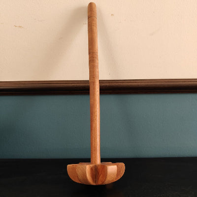 Neem Wood Churner - Single Piece Carved Wood by Sama Homes - kitchen accessories