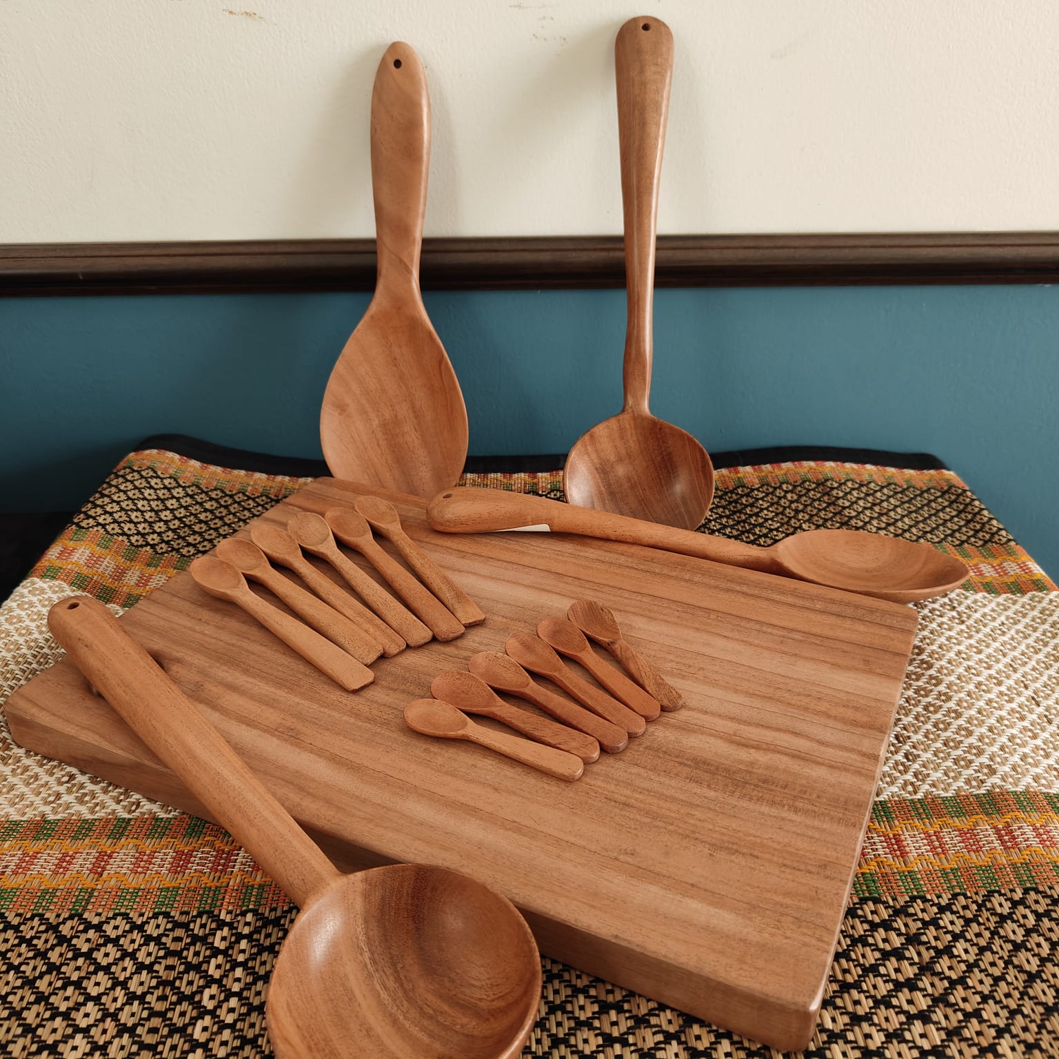 Eco Friendly Wooden Spoons and Spice Ladles for Indian Kitchen - Image 3