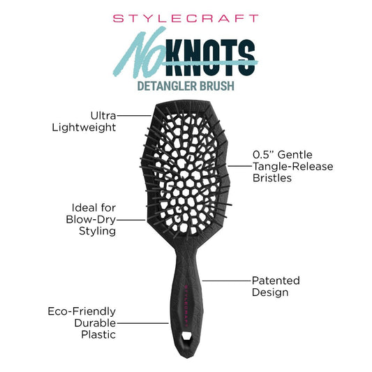 StyleCraft No Knots Detangler Brush