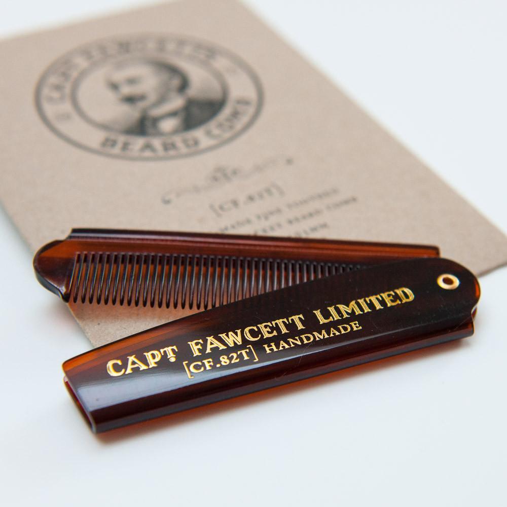 Captain Fawcett's Beard Oil & Beard Comb Gift Set(Triumphant) - Image 2