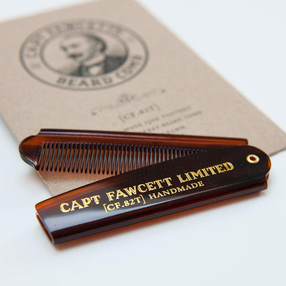 Captain Fawcett's Beard Oil & Beard Comb Gift Set(Triumphant) by Captain Fawcett's - Gift Sets & Kits (View 2)