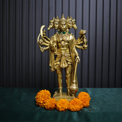 BRASS PANCHMUKHI by Siddhhi Arts - Idol