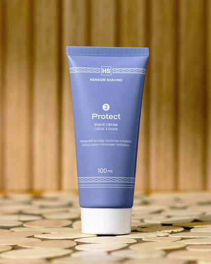 Henson Shaving Protect Shave Cream 100ml Tube for Sensitive Skin