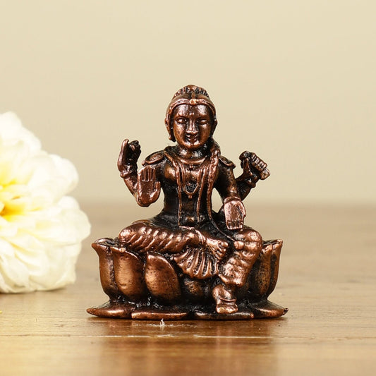 Pure Copper Tiny Balambika Idol 1.5" - Sama Homes Idol - Brass Sculpture