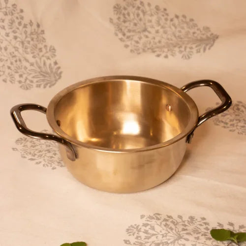 Kansa Tulsi Casserole/Cooking Pot - Image 2
