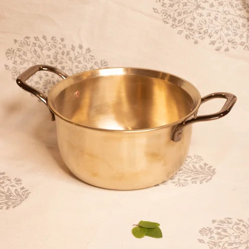 Kansa Tulsi Casserole/Cooking Pot - Image 3