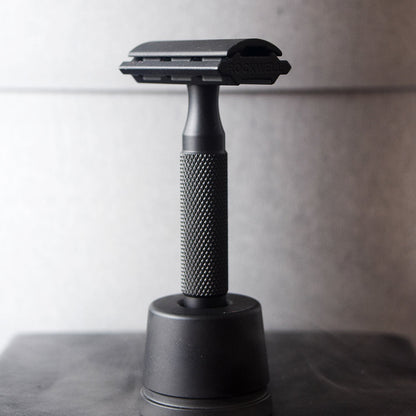 Rockwell 6S Stainless Steel Adjustable DE Safety Razor - Matte Black PVD (6 Settings) by Rockwell - Double Edge Safety Razors (View 2)