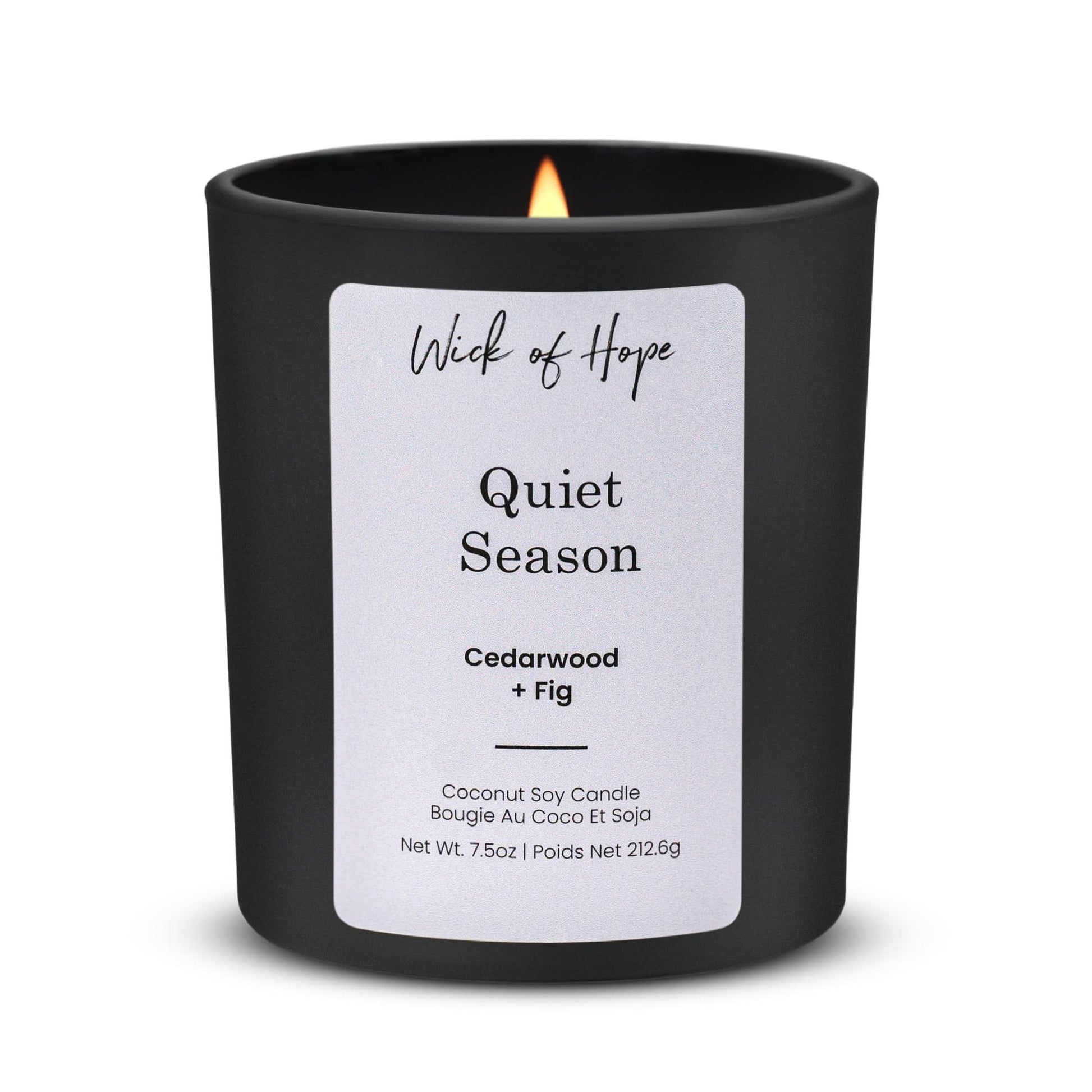 Quiet Season Candle | Cedarwood + Fig - Eco-friendly - Sama Homes