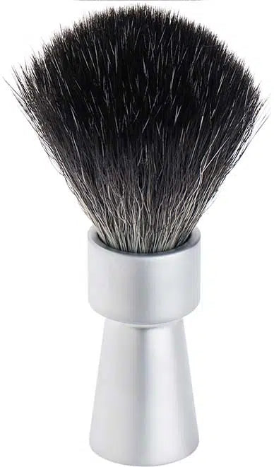 MERKUR Shaving Brush 1100 with Vegan Synthetic Hair in Matt Chrome by Merkur - Shaving Brush (View 3)