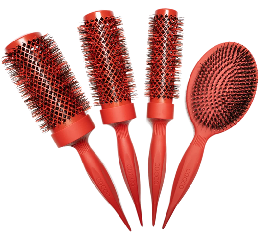 Cocco Aura Vent Boar Brush Set