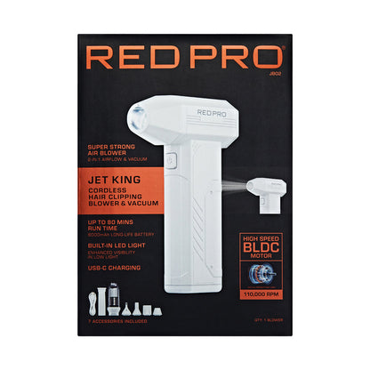 Red Pro Jet King Cordless Hair 2-in-1  Blower and Vaccuum by Red Beauty - Sustainable Living (View 3)