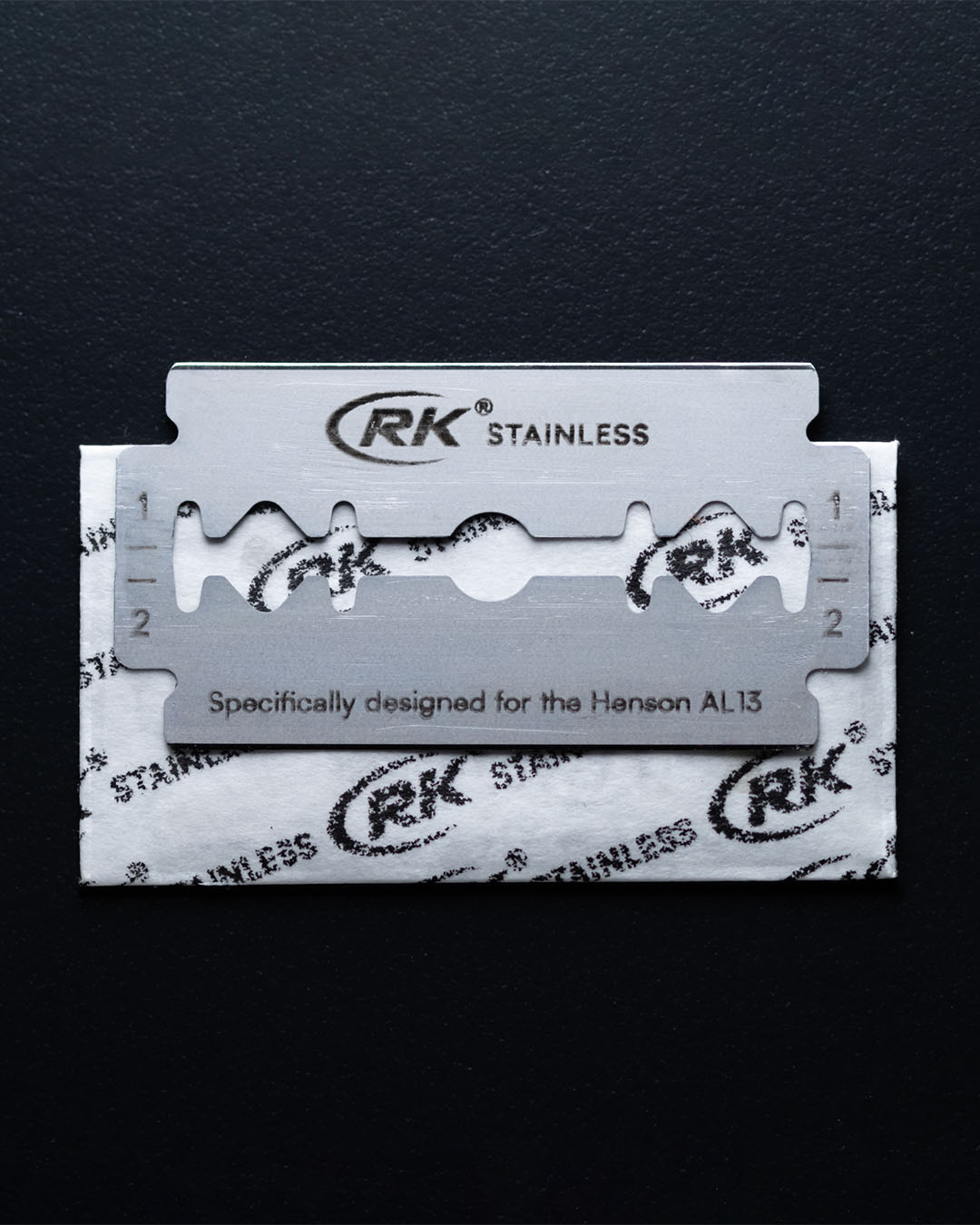 RK Shaving Stainless Steel DE Razor Blades 5-Pack (500 Blades) – Compatible with Henson AL13 & Ti22 – Image 3 - Image 3