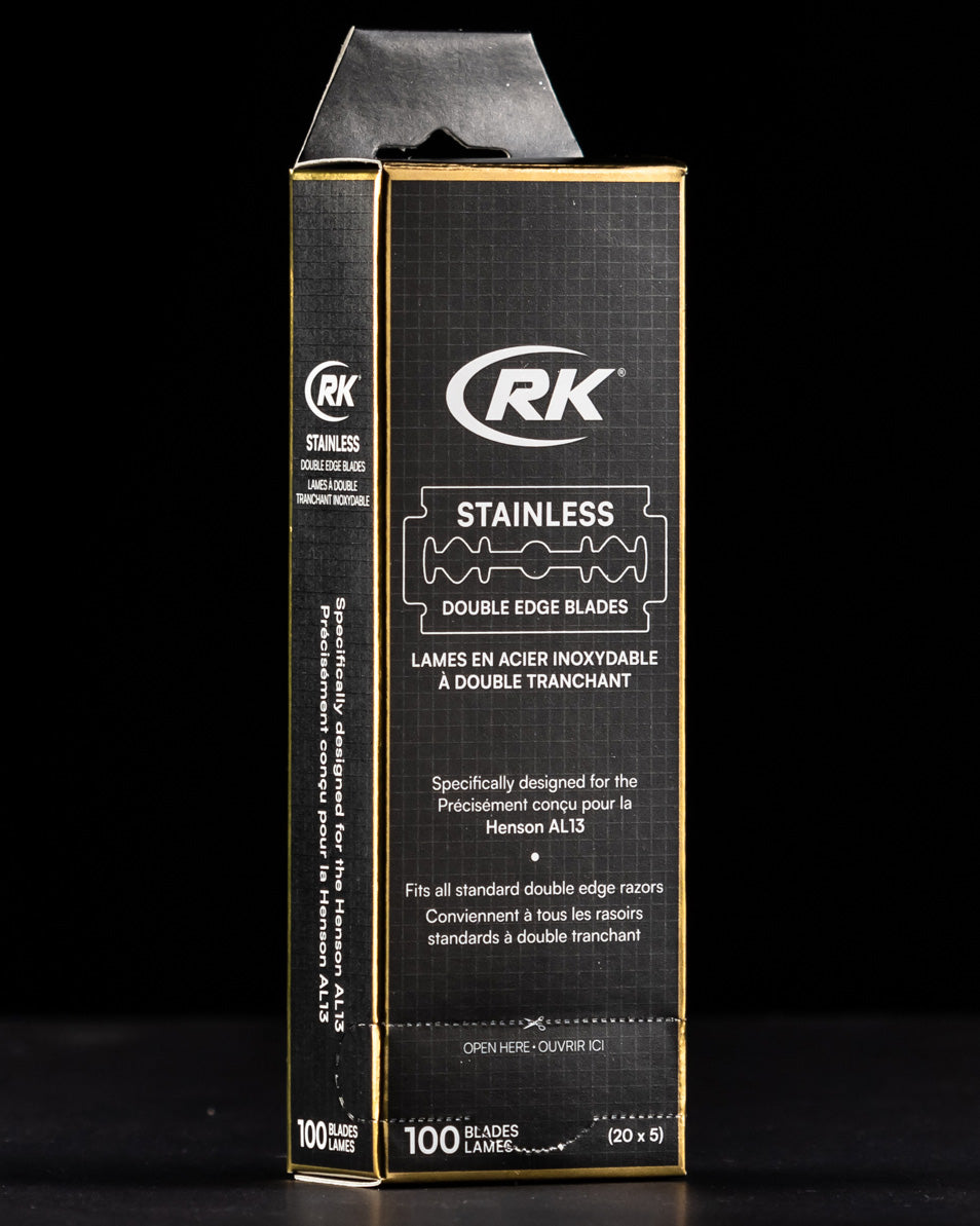 Official Stainless Blades for Henson AL13 & Ti22 (50 & 100 Pack