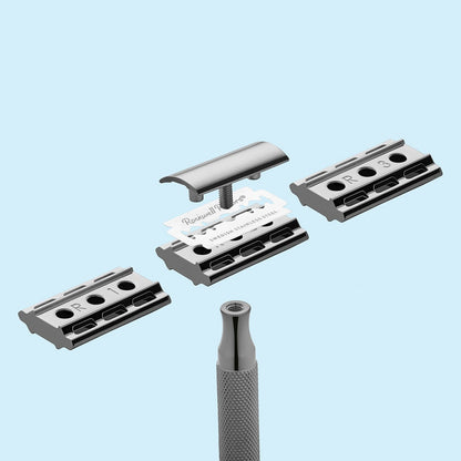 The Rockwell 6C Classic Grooming Starter Set | Razor, Brush & Cream by Rockwell Razors - Shaving Kits (View 5)