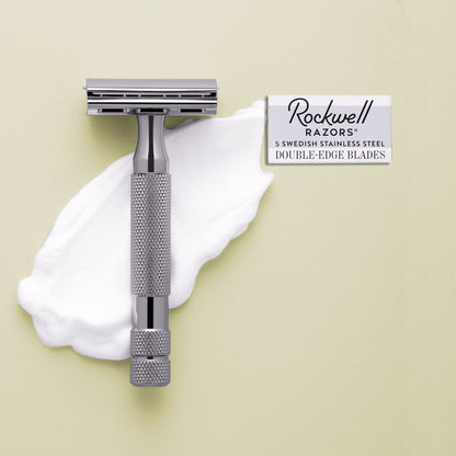 Rockwell 6C Adjustable Safety Razor - Gunmetal Chrome (Beginner Friendly) by Rockwell - Double Edge Safety Razors (View 2)