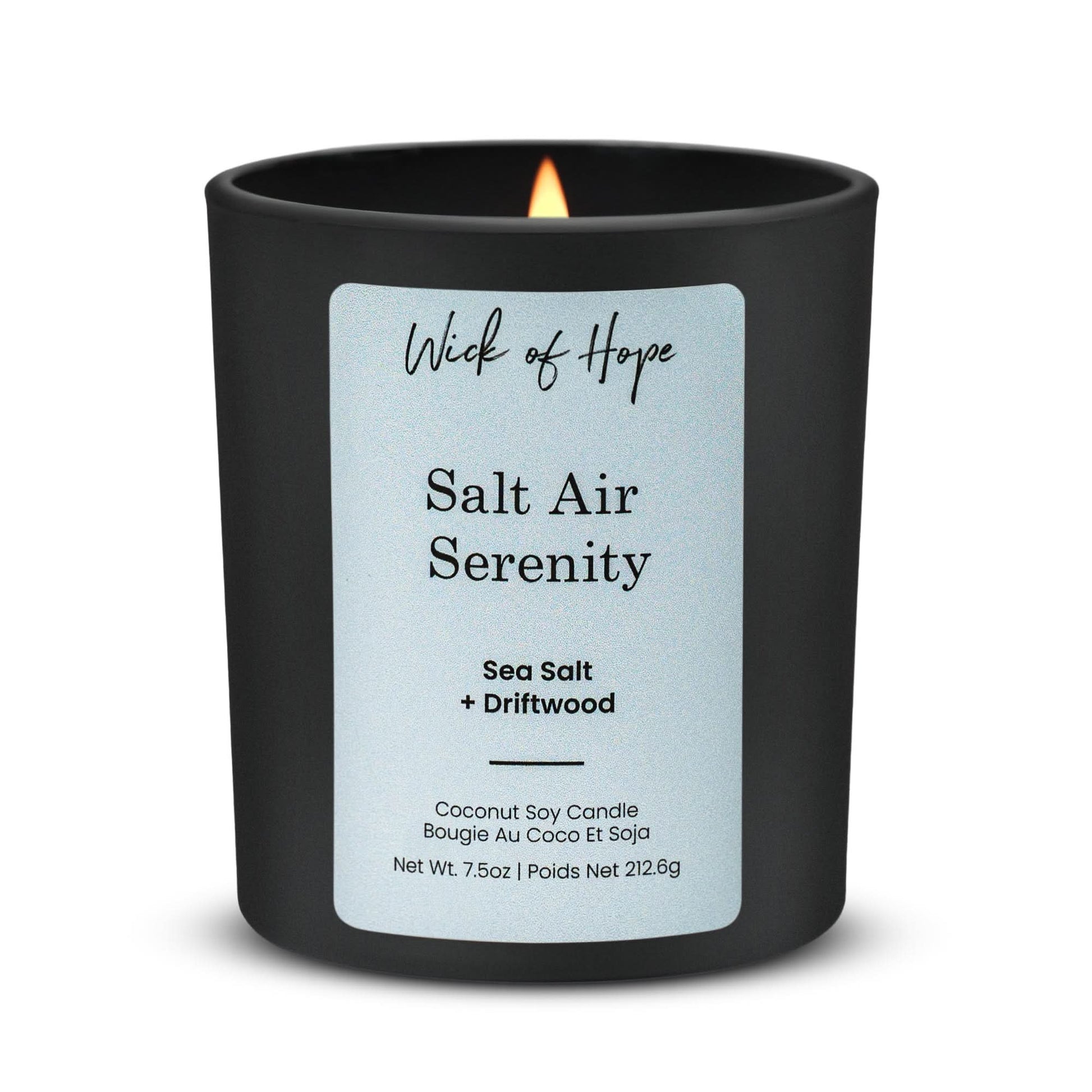 Salt Air Serenity Candle | Sea Salt + Driftwood - Eco-friendly - Sama Homes