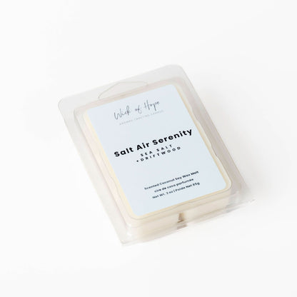 Salt Air Serenity Wax Melt | Sea Salt + Driftwood by Wick of Hope - Wax Melt (View 2)