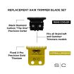 S|C Gold X-Pro Precision Trimmer Blade & The One Precision DLC Cutting Blade by StyleCraft - Sustainable Living (View 2)