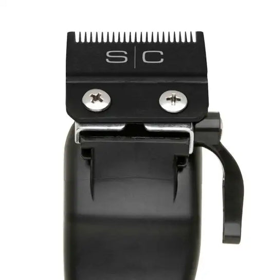 Stylecraft Replacement Double Black Diamond Carbon DLC Fixed Fade Blade with Shallow Tooth Cutter 2.0 Clipper Blade Set