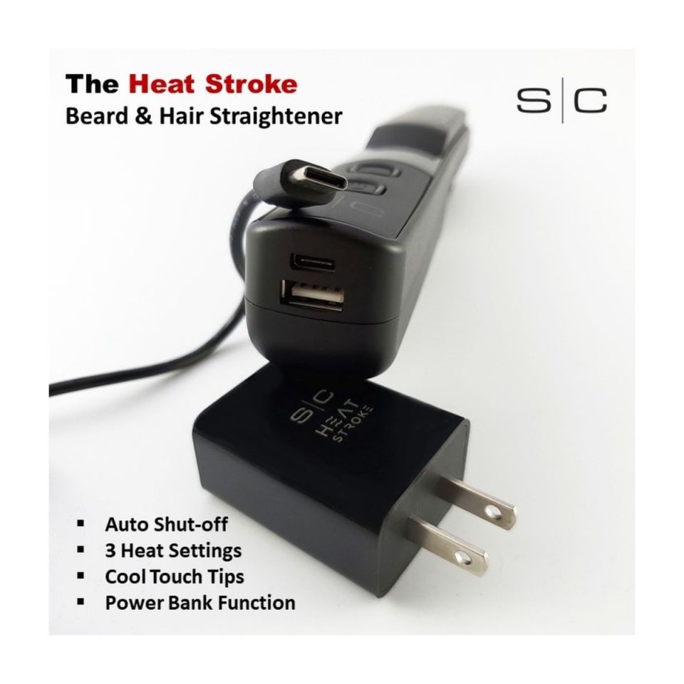 StyleCraft Heat Stroke Wireless Hot Brush Matte Black by StyleCraft - Sustainable Living (View 5)