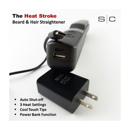 StyleCraft Heat Stroke Wireless Hot Brush Matte Black by StyleCraft - Sustainable Living (View 5)
