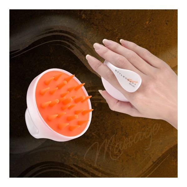 StyleCraft Massage Brush Orange by StyleCraft - Sustainable Living (View 3)