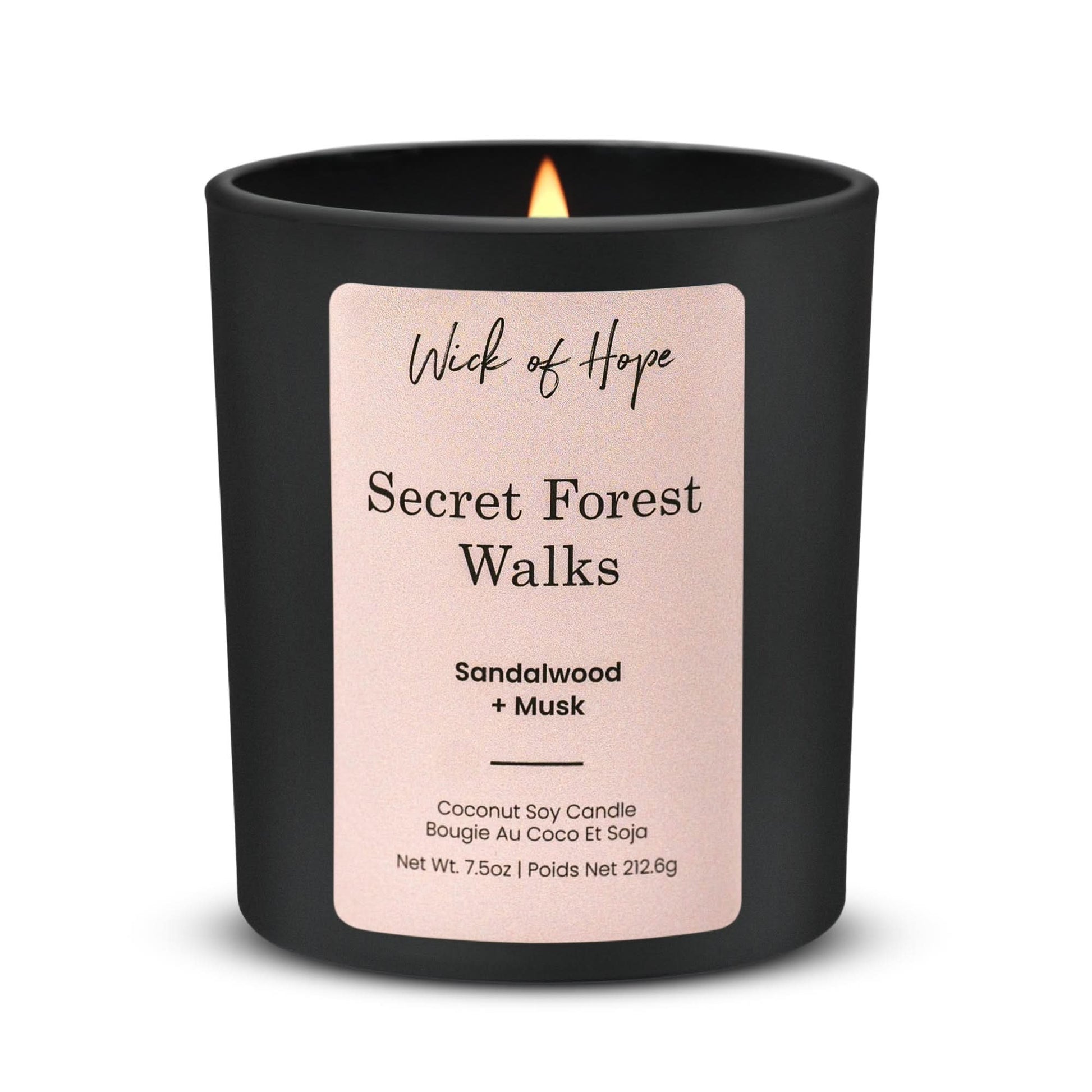 Secret Forest Walks Candle | Sandalwood + Musk - Eco-friendly - Sama Homes