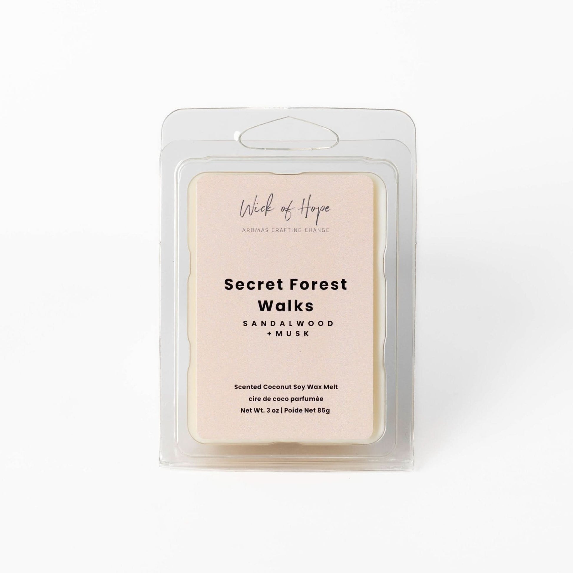 Secret Forest Walks Wax Melt | Sandalwood +  Musk - Eco-friendly - Sama Homes