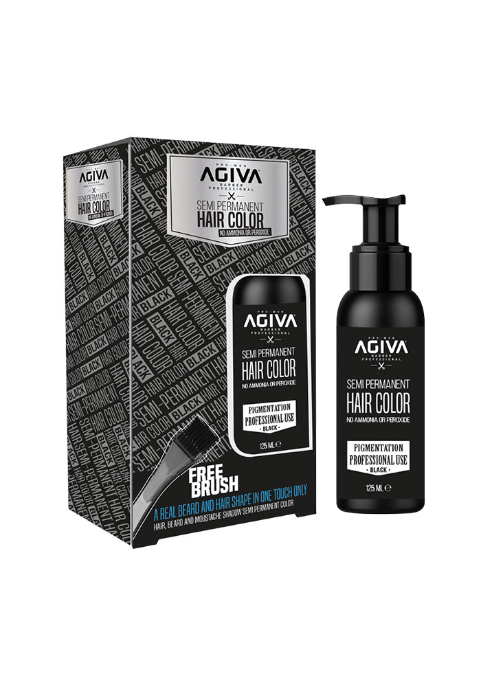 Agiva Semi-Permanent Colour Black 125 mL by Agiva - Sustainable Living