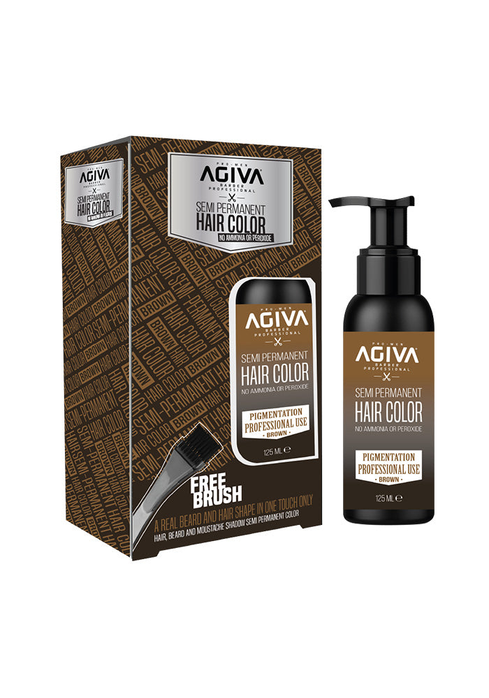 Agiva Semi-Permanent Colour Brown 125 mL by Agiva - Sustainable Living