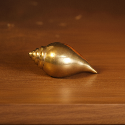 Brass Sankh Conch by Siddhhi Arts - Idol