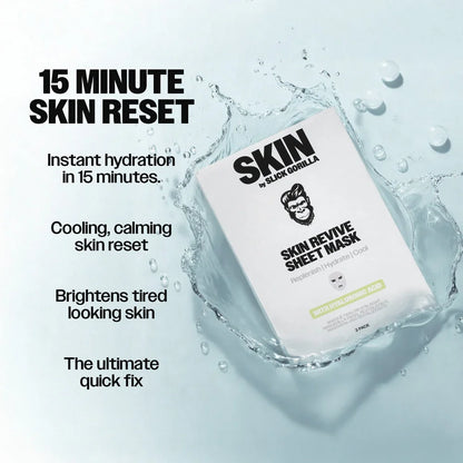 Slick Gorilla Skin-Revive Sheet Masks (3 Pack) by Slick Gorilla - Sustainable Living (View 4)