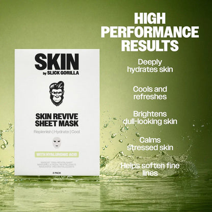 Slick Gorilla Skin-Revive Sheet Masks (3 Pack) by Slick Gorilla - Sustainable Living (View 5)