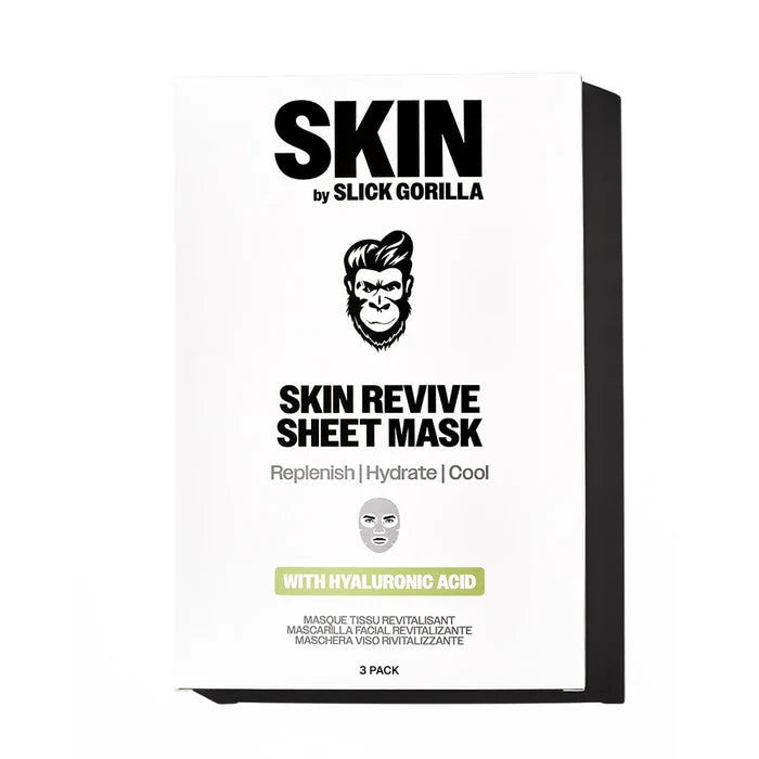 Slick Gorilla Skin-Revive Sheet Masks (3 Pack)