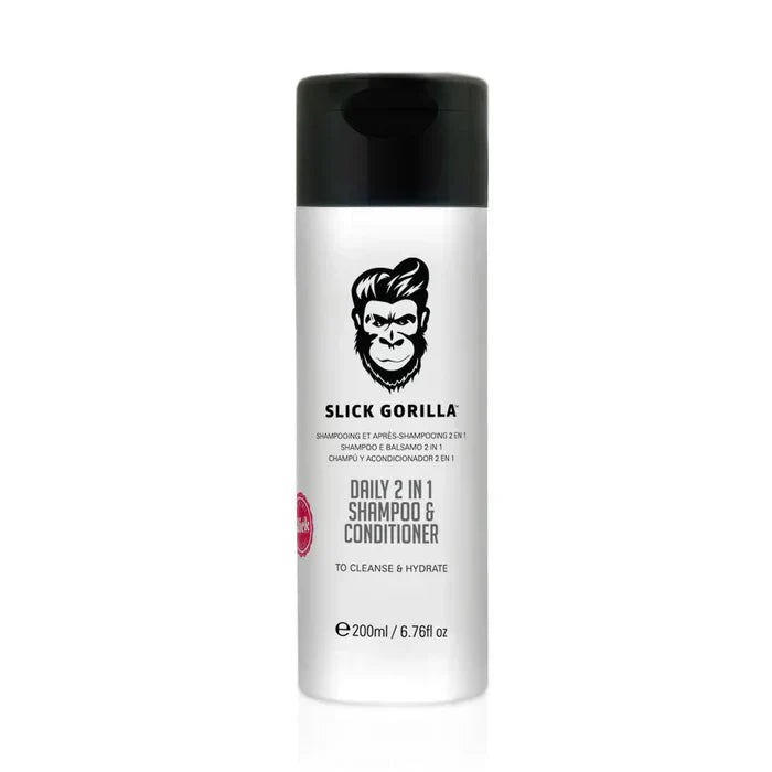 Slick Gorilla Daily 2 in 1 Shampoo & Conditioner 200ML - Eco-friendly - Sama Homes