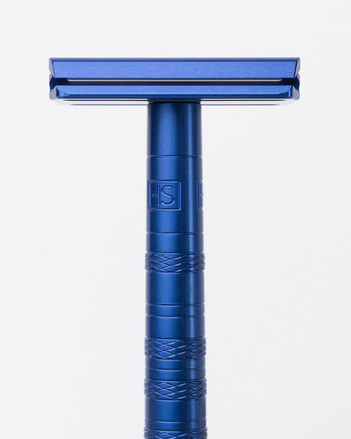 Henson AL13 Razor in Steel Blue – Smooth, Comfortable Shaving