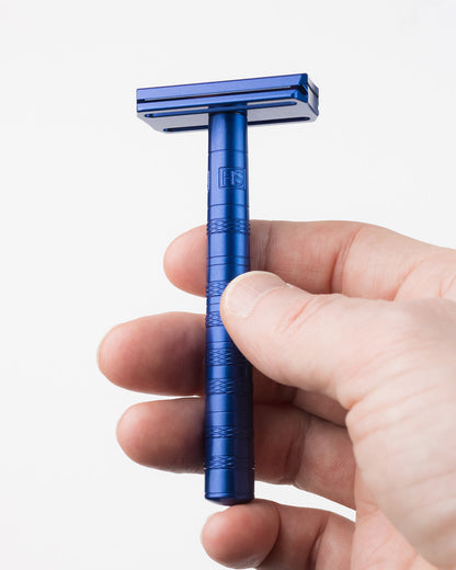 Henson AL13-M Razor Steel Blue – Premium Wet Shaving Razor – Image 5