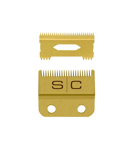 Stylecraft Fixed Gold Titanium Fade Hair Clipper Blade with Moving Gold Titanium Slim Deep Tooth Cutter Set by StyleCraft - Sustainable Living