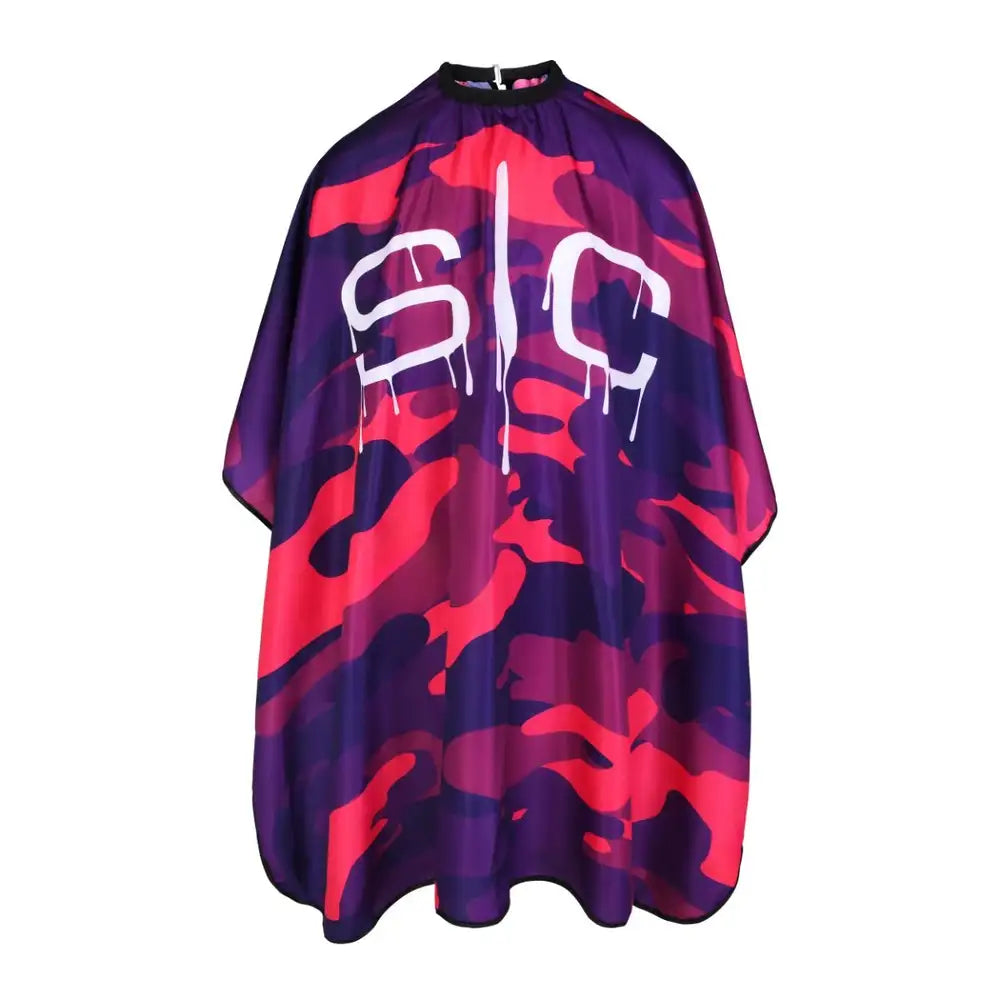 S|C Pink Camo Barber and Stylist Cape by StyleCraft - Sustainable Living