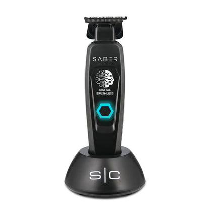 S|C Saber Cordless Brushless Motor Trimmer Black by StyleCraft - Sustainable Living (View 4)