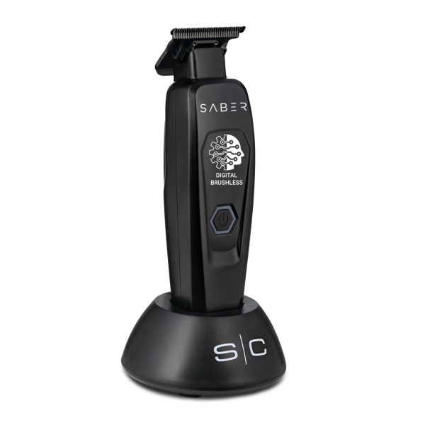 S|C Saber Cordless Brushless Motor Trimmer Black by StyleCraft - Sustainable Living (View 6)