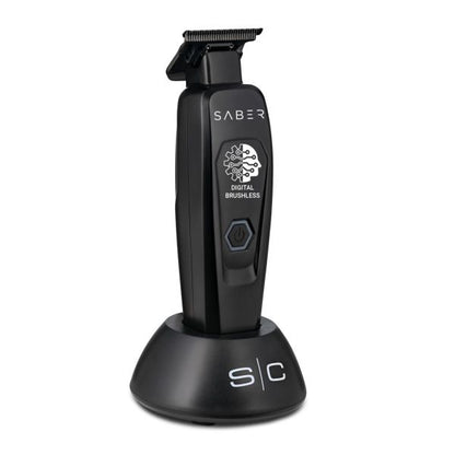 S|C Saber Cordless Brushless Motor Trimmer Black by StyleCraft - Sustainable Living (View 6)