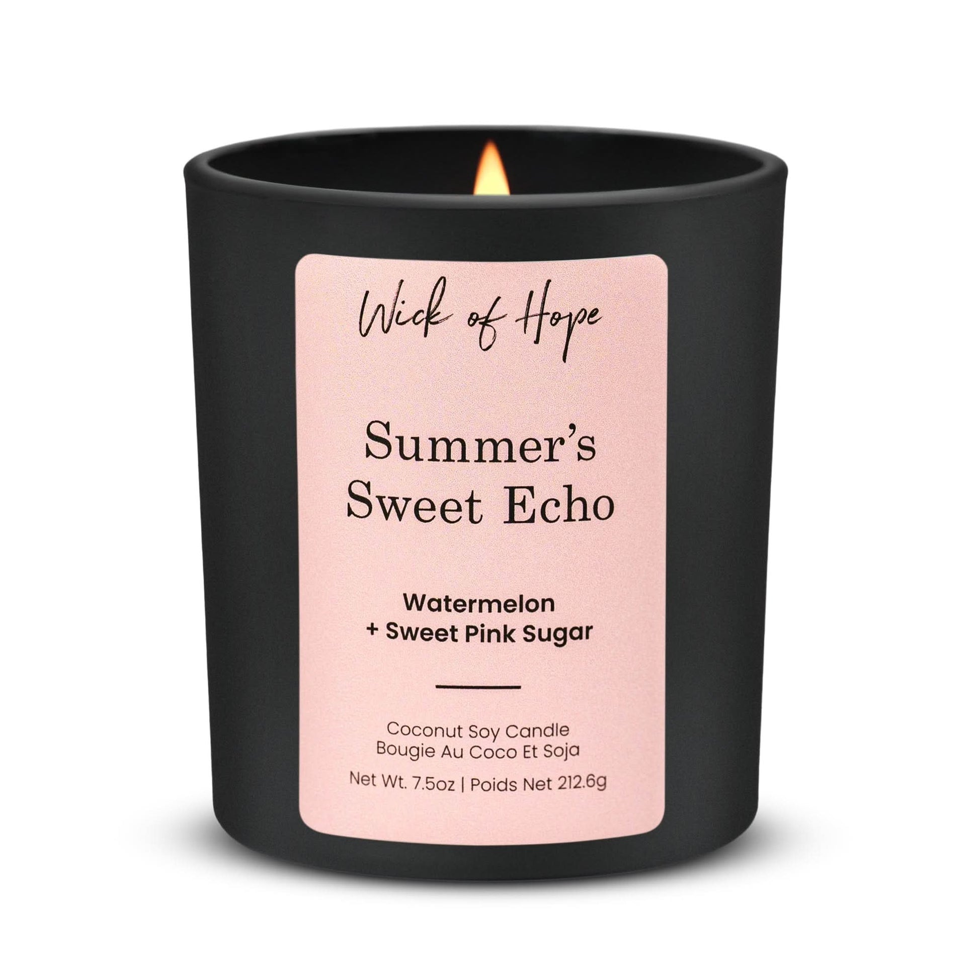 Summer’s Sweet Echo Candle | Watermelon + Sweet Pink Sugar - Eco-friendly - Sama Homes