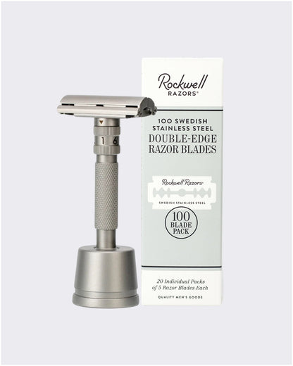 The Rockwell T2 2-Year Shave Kit | Fluid-Dial Razor & Blade Supply by Rockwell Razors - Sustainable Living (View 3)