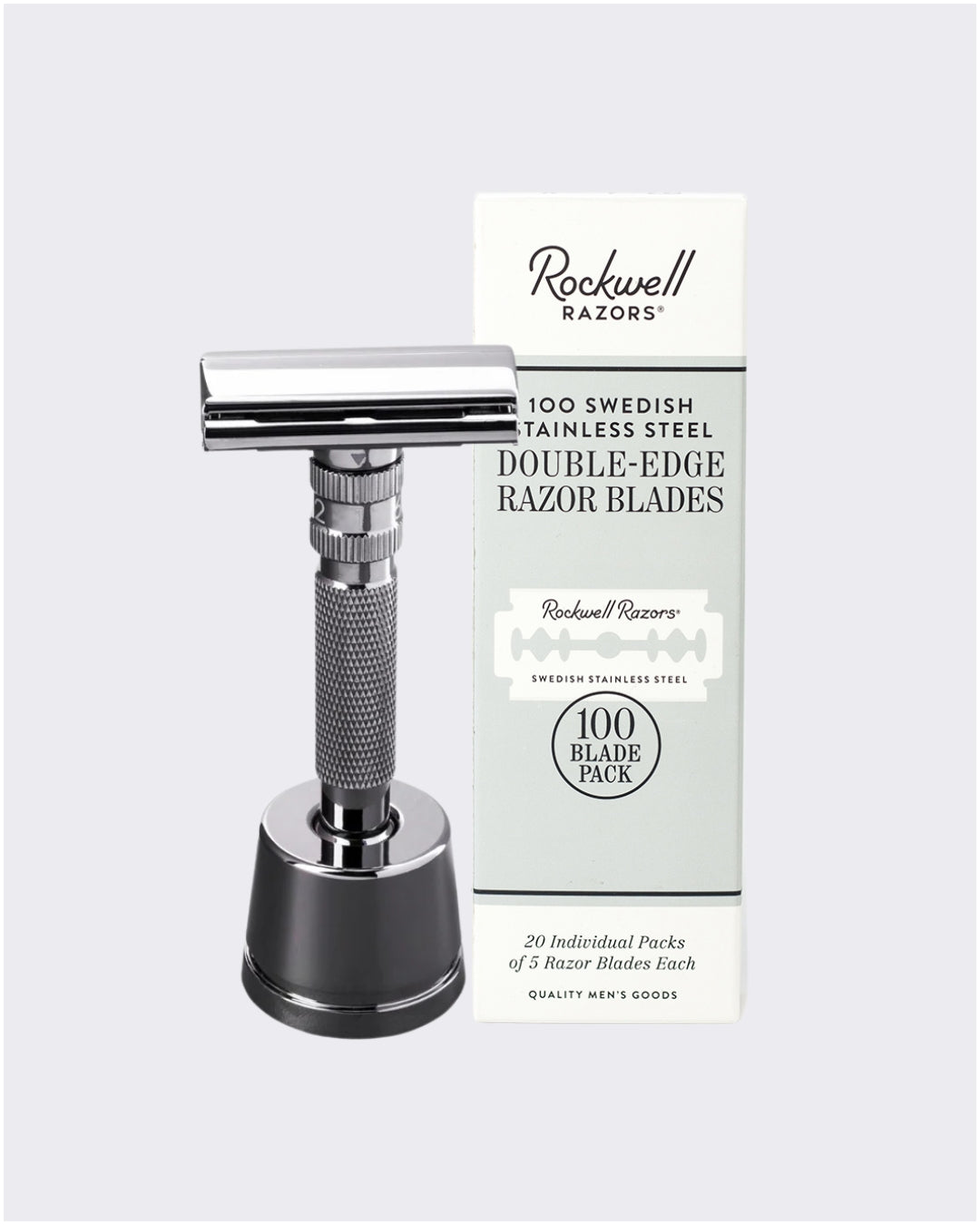 The Rockwell T2 2-Year Shave Kit | Fluid-Dial Razor & Blade Supply