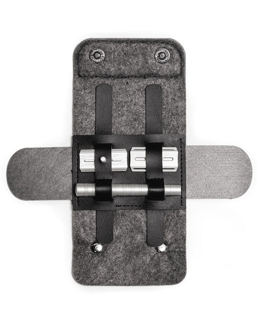 Henson Travel Case – Premium Merino Wool & Vegan Leather Razor Case – Image 3
